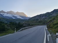 Passo Forcola di Livigno from Passo del Bernina
