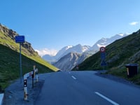Passo Forcola di Livigno from Passo del Bernina