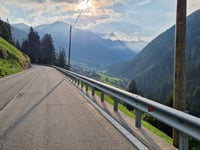 Passo Giovo / Jaufenpass from Sankt Leonard in Passeier