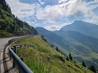 Passo Giovo / Jaufenpass from Sankt Leonard in Passeier