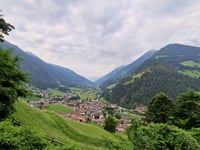 Passo Giovo / Jaufenpass from Sankt Leonard in Passeier