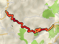 Passo Le Croci über Via Montetiffi Fosso Ville