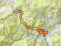 Passo Linguadà über Bardi