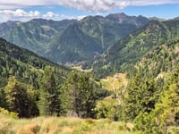 Passo Manghen von Castelnuovo über Telve
