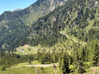 Passo Manghen von Castelnuovo über Telve