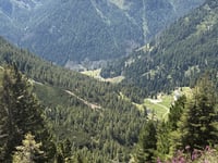 Passo Manghen von Castelnuovo über Telve