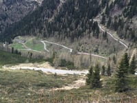 Passo Manghen von Castelnuovo über Telve