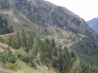 Passo Manghen from Molina di Fiemme