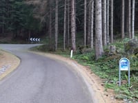 Passo Manghen from Molina di Fiemme