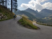 Passo Manghen from Molina di Fiemme