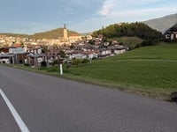 Passo Pinei / Panidersattel depuis Castelrotto / Kastelruth