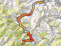 Passo Pinone desde Seano por Bacchereto