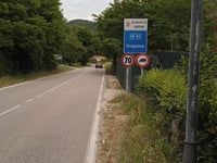 Passo Roverello über Valnogaredo