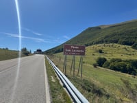Passo San Leonardo from Scafa