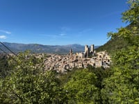 Passo San Leonardo from Scafa