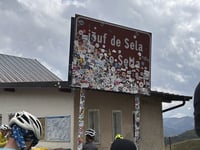 Passo Sella from Plan de Gralba