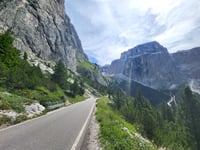 Passo Sella von Plan de Gralba