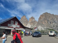 Passo Sella von Plan de Gralba