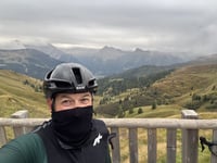 Passo Sella from Plan de Gralba