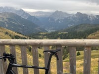 Passo Sella from Plan de Gralba
