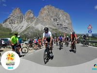 Passo Sella from Plan de Gralba