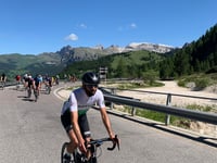 Passo Sella from Plan de Gralba