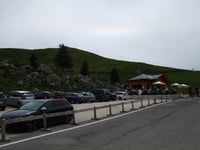 Passo Sella from Plan de Gralba