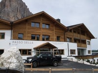 Passo Sella from Plan de Gralba