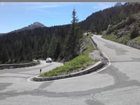 Passo Sella from Plan de Gralba