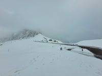 Passo Sella from Plan de Gralba