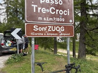 Passo Tre Croci from Cortina d'Ampezzo