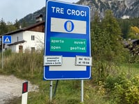 Passo Tre Croci from Cortina d'Ampezzo