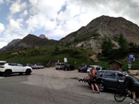 Passo Valles from Le Fratte