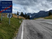 Passo Valles von Le Fratte