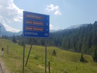 Passo Valparola from La Ila / La Villa