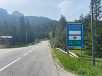 Passo Valparola from La Ila / La Villa
