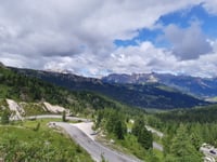 Passo Valparola from La Ila / La Villa
