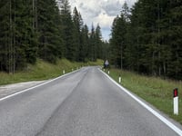 Passo Valparola depuis Cortina d'Ampezzo par Passo Falzarego