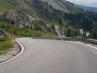 Passo Valparola from Cortina d'Ampezzo via Passo Falzarego