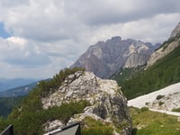 Passo Valparola from Cortina d'Ampezzo via Passo Falzarego