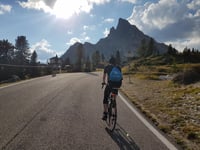 Passo Valparola from Cortina d'Ampezzo via Passo Falzarego