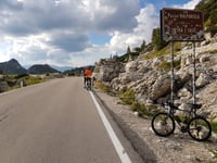 Passo Valparola from Cortina d'Ampezzo via Passo Falzarego