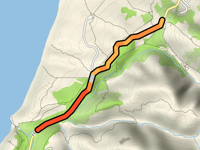 Pecho Valley Road from Spooner's Cove