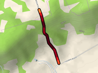 Pelton Mountain depuis Lakeville