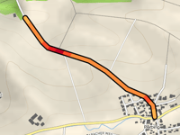 Perbinger Strasse from Perbing