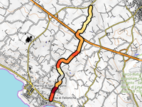 Percorso Canale di Volito von Marina di Felloniche über Via Volito II