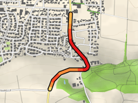 Pfarrkirchener Strasse from Eichendorf