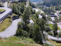 Pian del Lupo von Sondrio über Vassalini