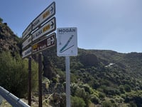 Pico de las Nieves from La Playa de Mogán