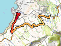 Pico de Mafra von Mosteiros über Lombas